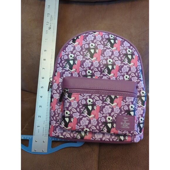 Mini Backpack  NBC Nightmare Before Christmas. Pink and purple Brand new BNWT main image 7